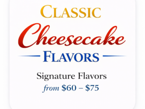 Classic Cheesecake Flavors